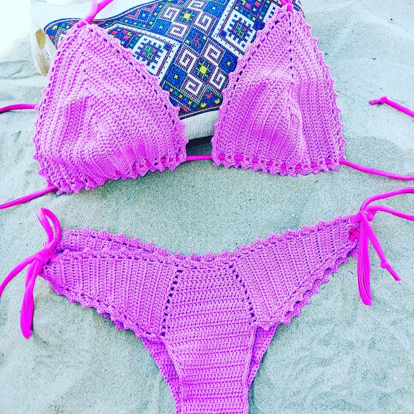 Bikini Crochet Lilla 🌸