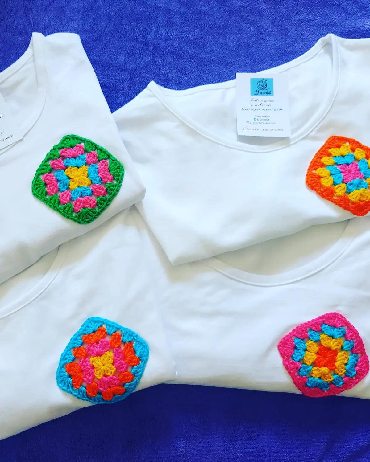 MAGLIA CON INSERTO GRANNY🪡🧶