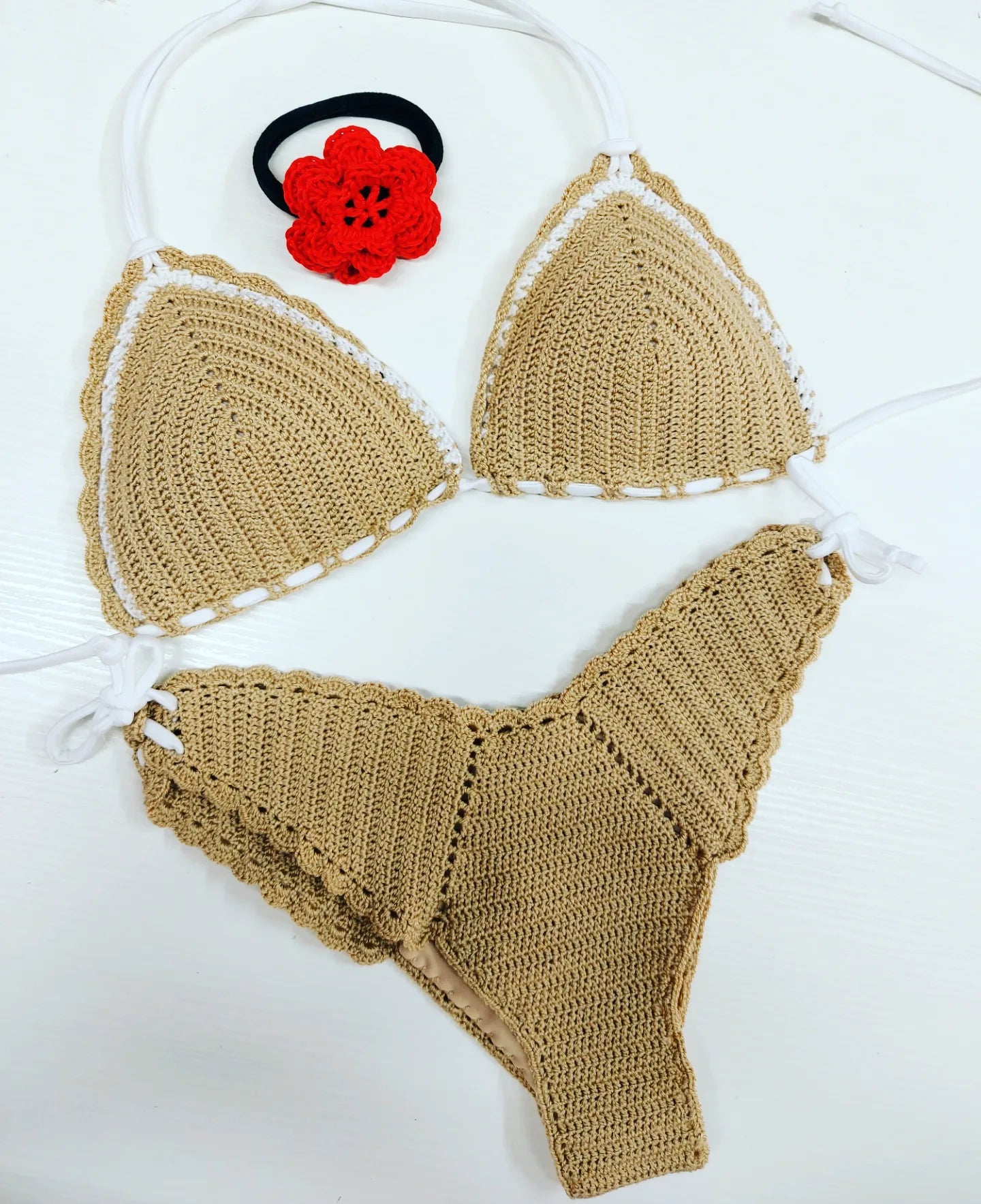 Bikiny Bali Camel 🪡🧶👙