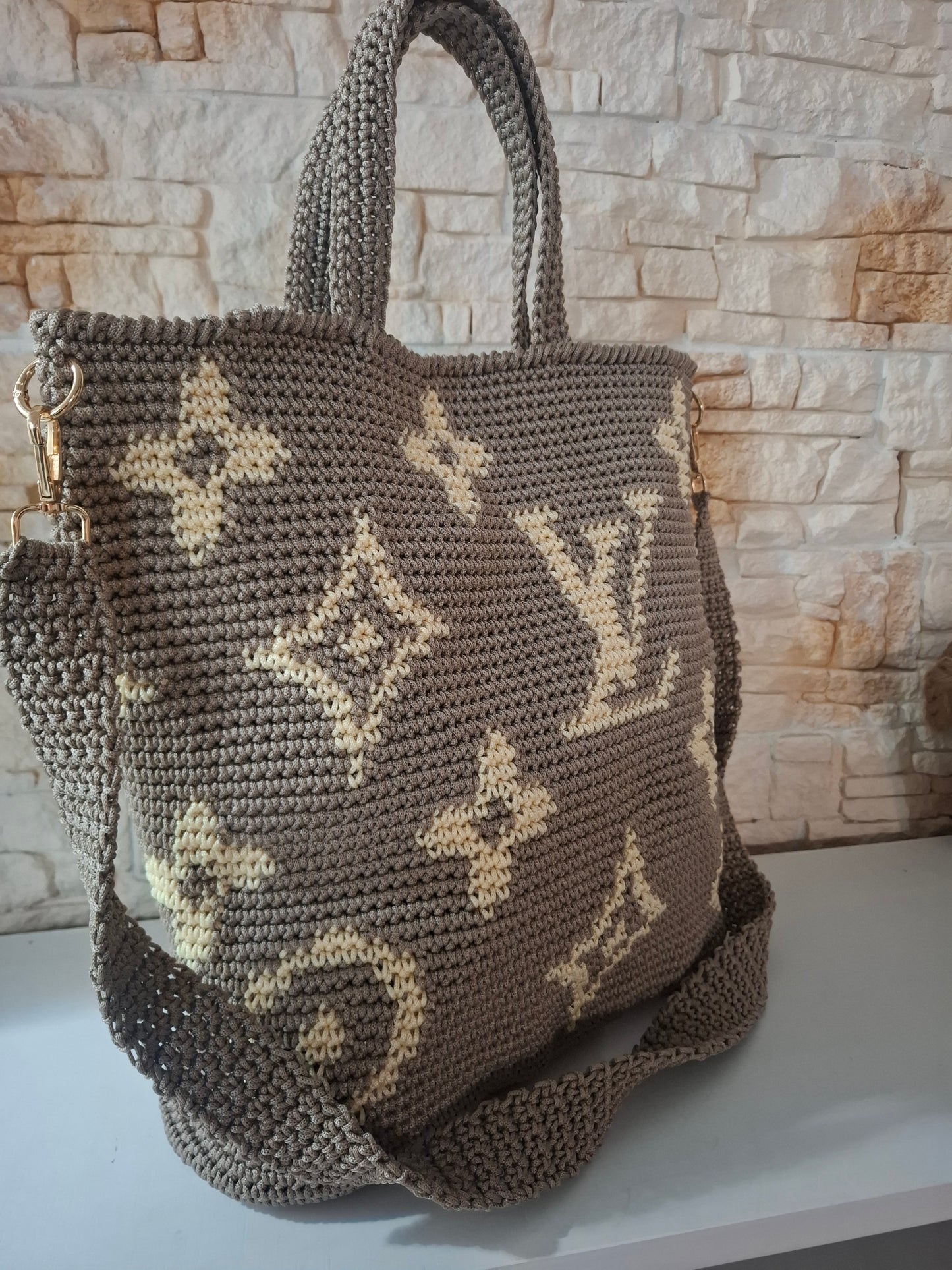 Bag Shopping LV con tracolla