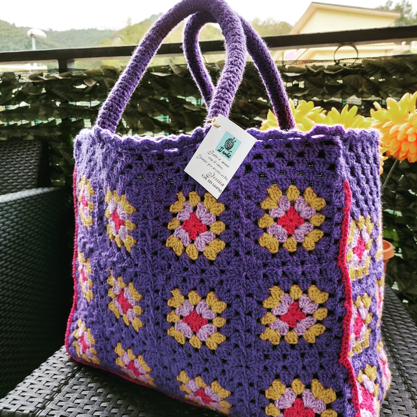 Borsa Granny Purple