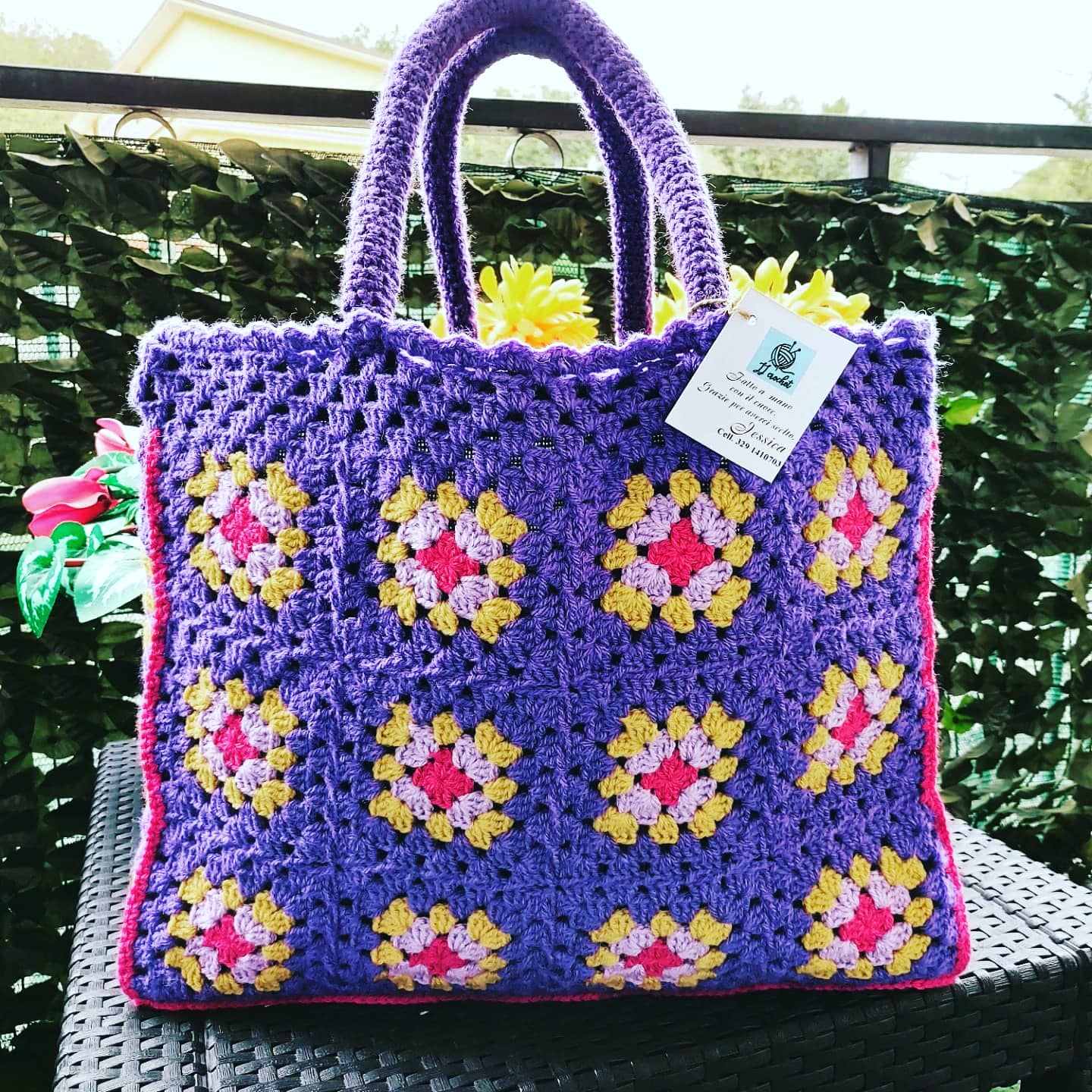 Borsa Granny Purple