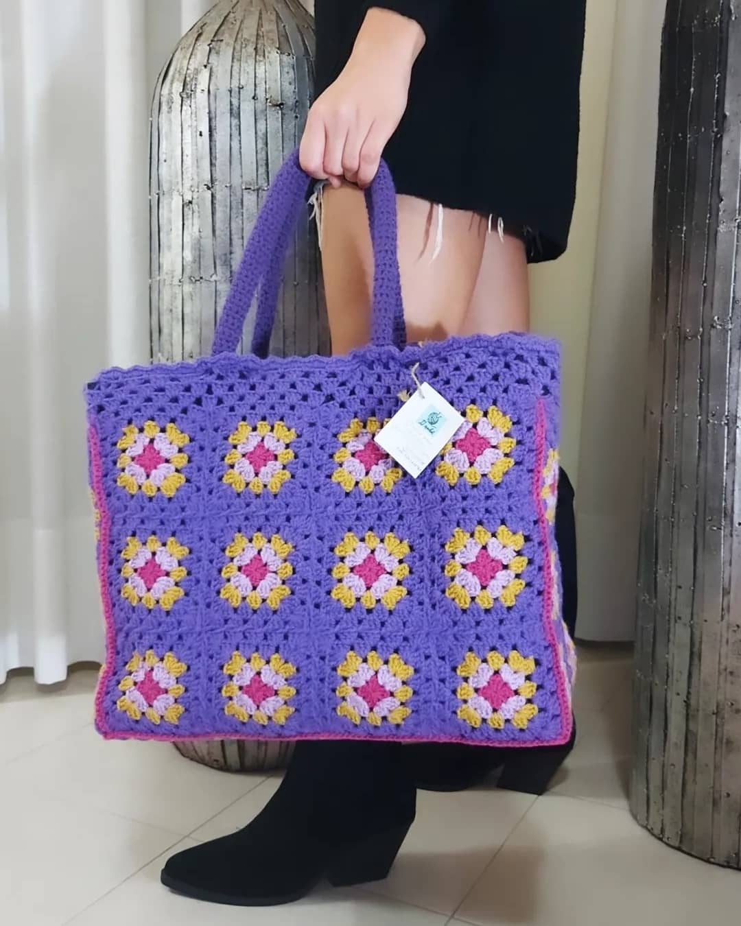 Borsa Granny Purple